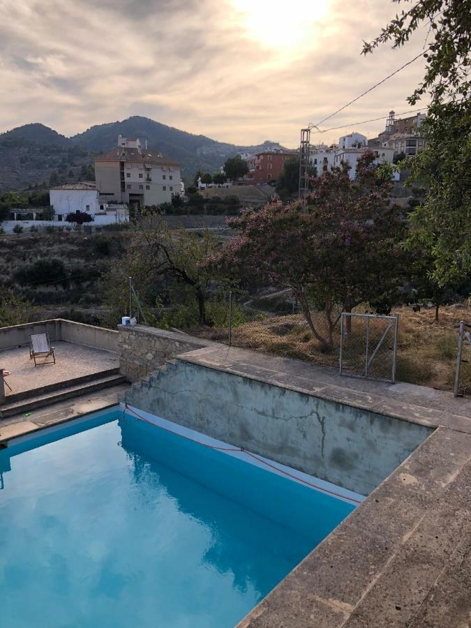 Finca El Tossalet, Gran Piscina Junto Al Pueblo Sella Esterno foto