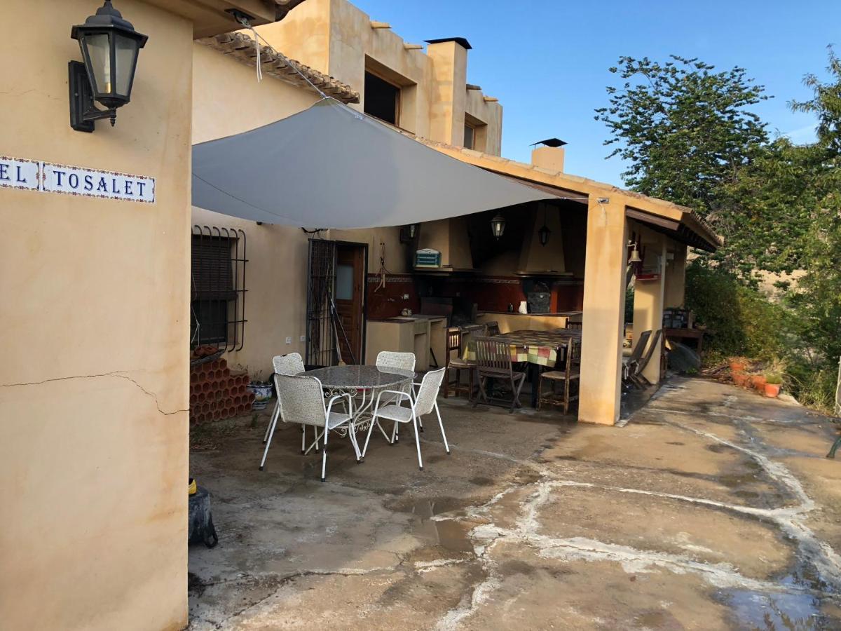 Finca El Tossalet, Gran Piscina Junto Al Pueblo Sella Esterno foto