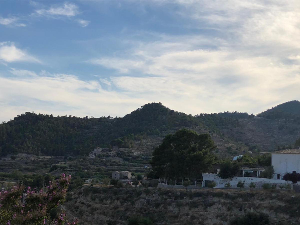 Finca El Tossalet, Gran Piscina Junto Al Pueblo Sella Esterno foto