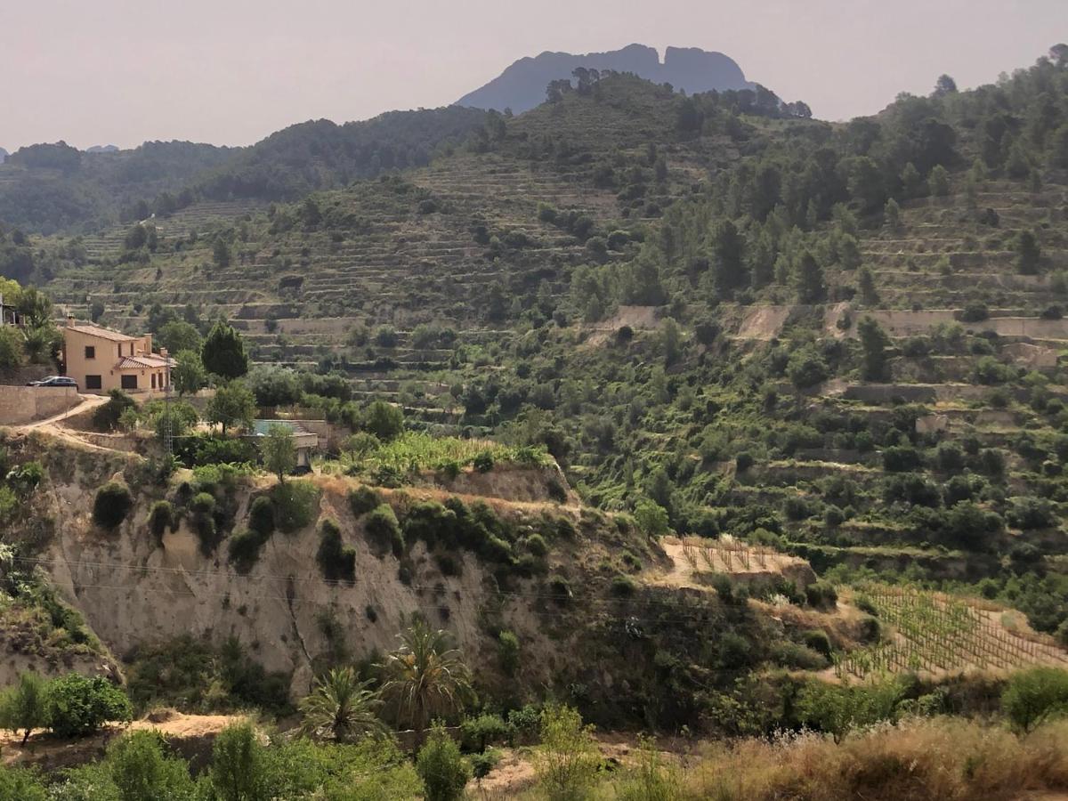 Finca El Tossalet, Gran Piscina Junto Al Pueblo Sella Esterno foto